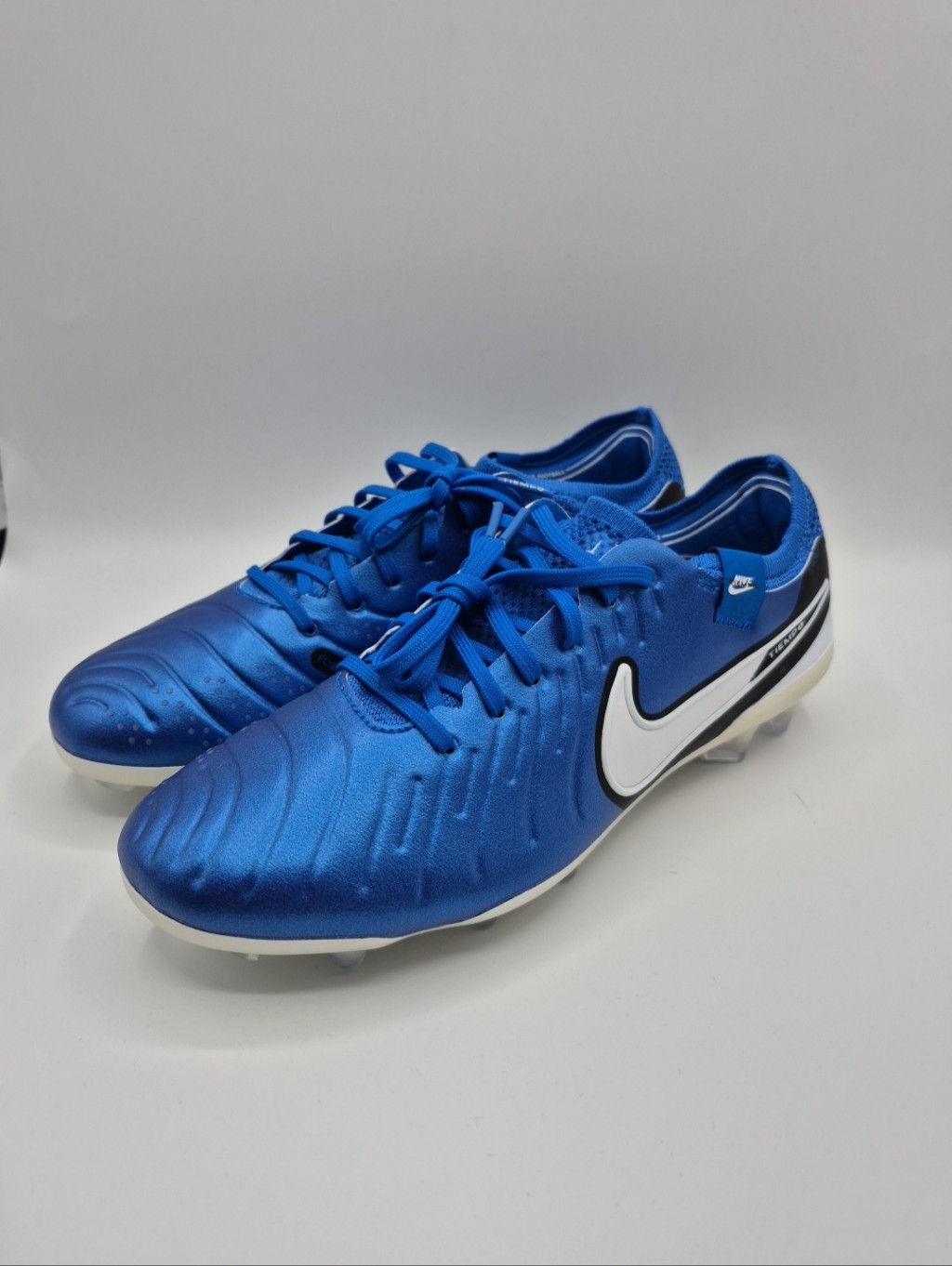 Nike Tiempo Legend 10 Elite Fg Soccer Cleats Blue Hf8980-400 Men’s Size 7.5